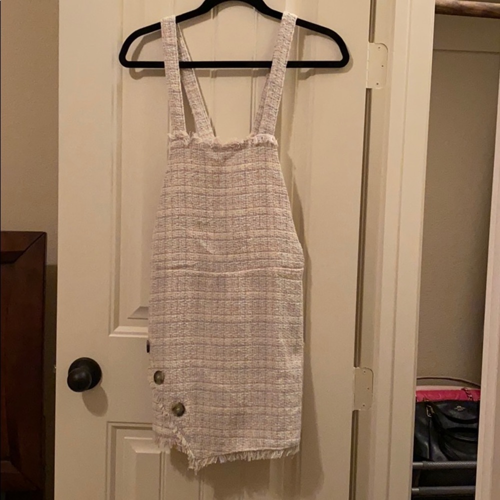 Zara TRF Collection Tweed Overall Skirt